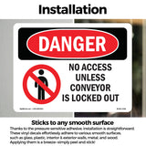 No Access Unless Conveyor Is