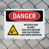 Multiple Saw Blades Lock Out