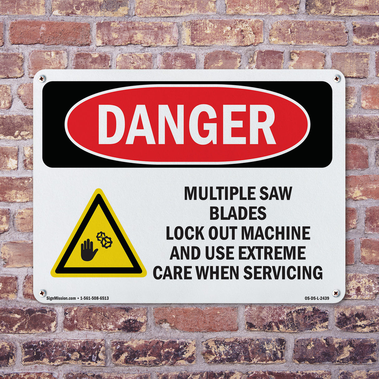 Multiple Saw Blades Lock Out