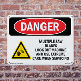 Multiple Saw Blades Lock Out