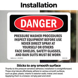 Pressure Washer Procedures Inspect Equipment
