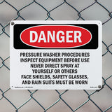Pressure Washer Procedures Inspect Equipment