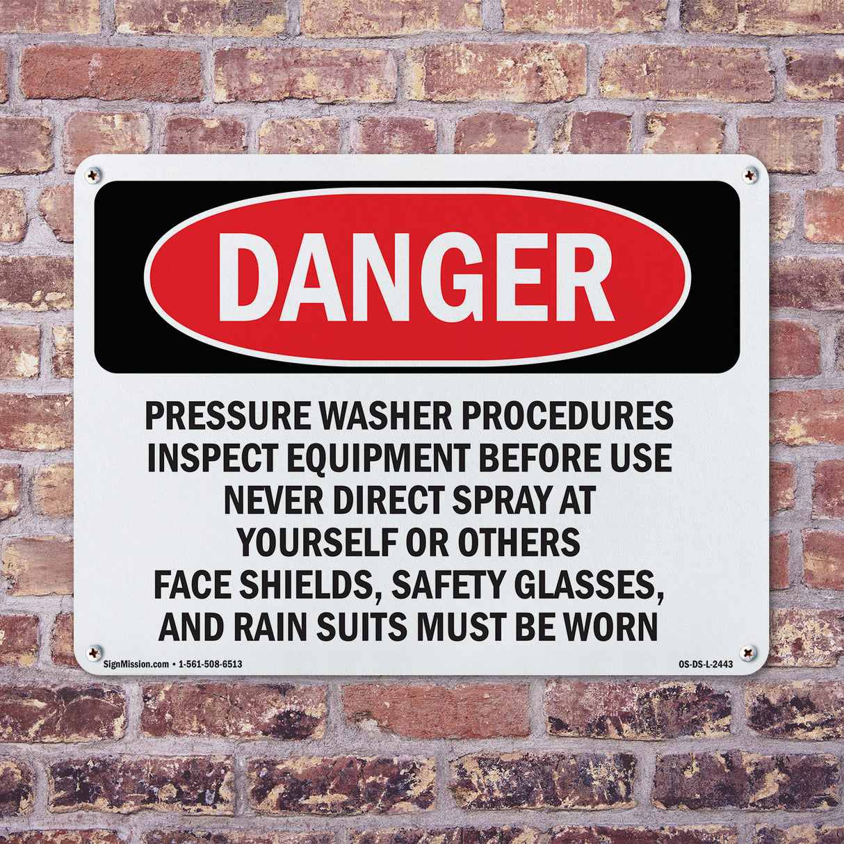Pressure Washer Procedures Inspect Equipment