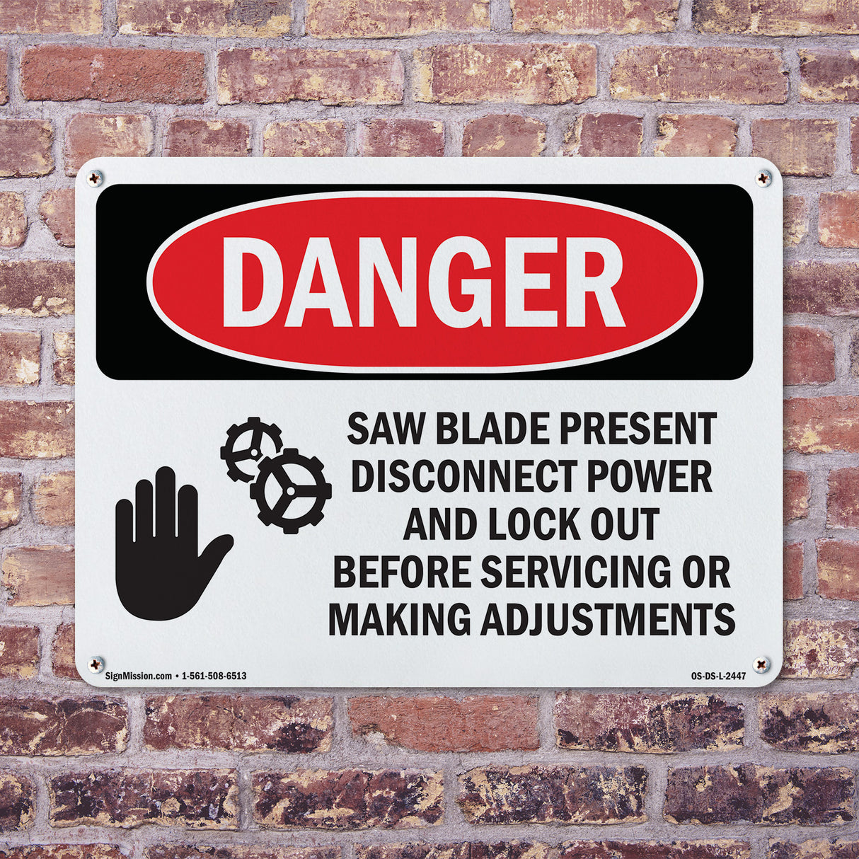 Saw Blade Present Disconnect