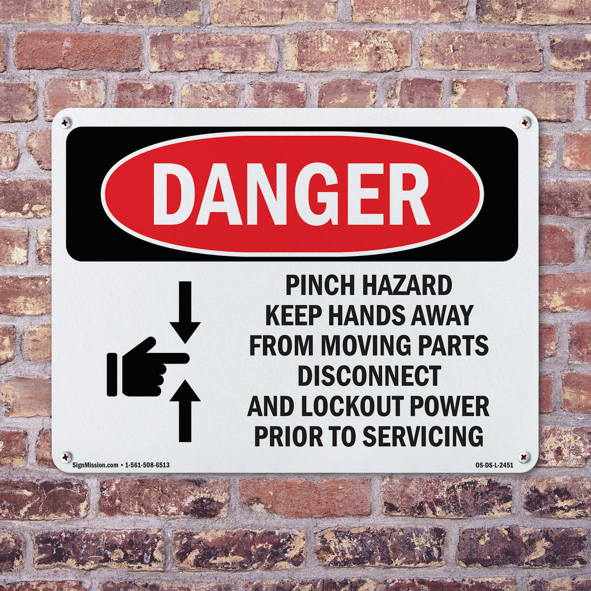 Pinch Hazard Keep Hands Away