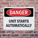 Unit Starts Automatically
