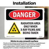Radiation Area Only When X-Ray