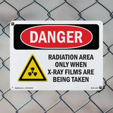 Radiation Area Only When X-Ray