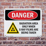 Radiation Area Only When X-Ray
