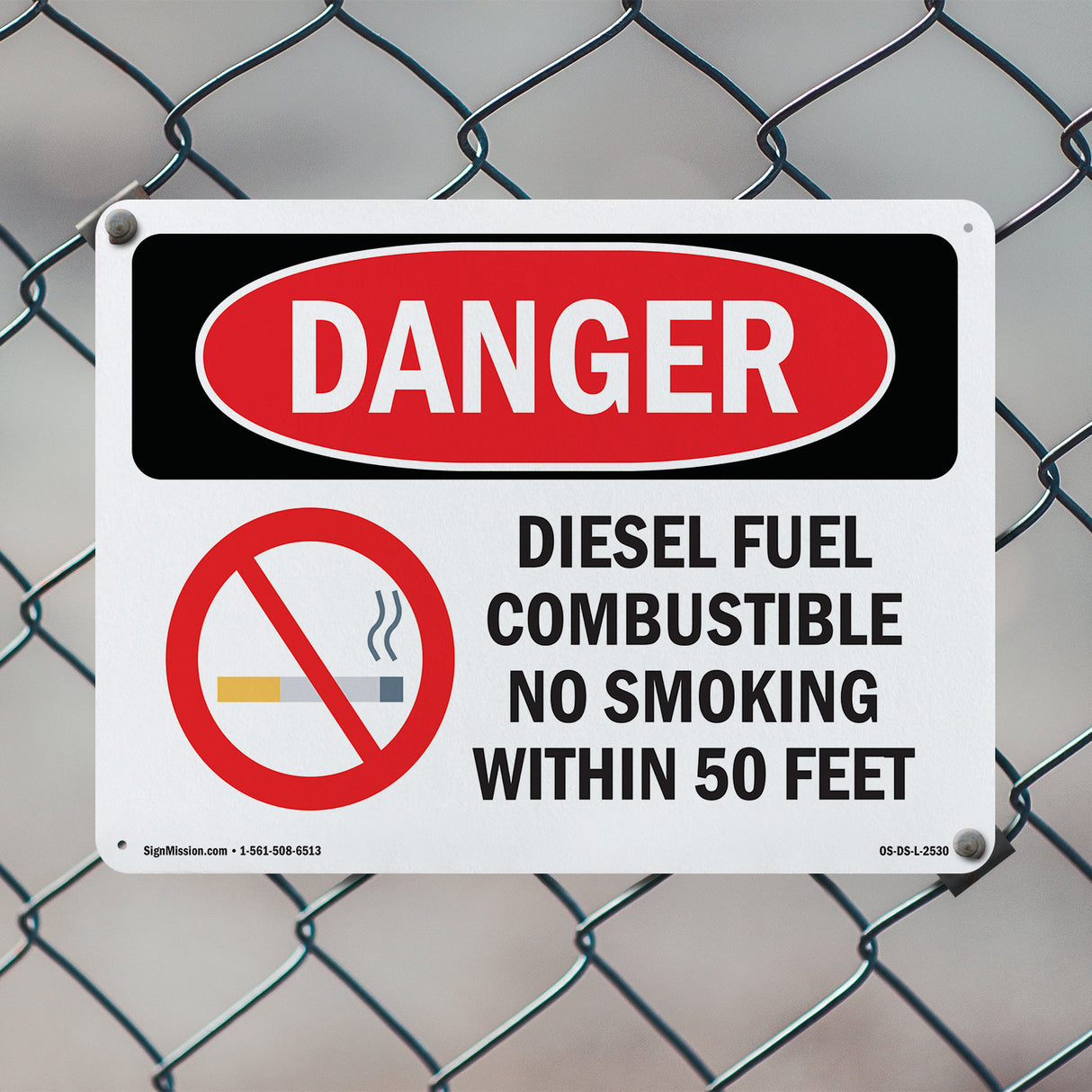 Diesel Fuel Combustible No Smoking