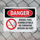 Diesel Fuel Combustible No Smoking