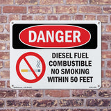 Diesel Fuel Combustible No Smoking