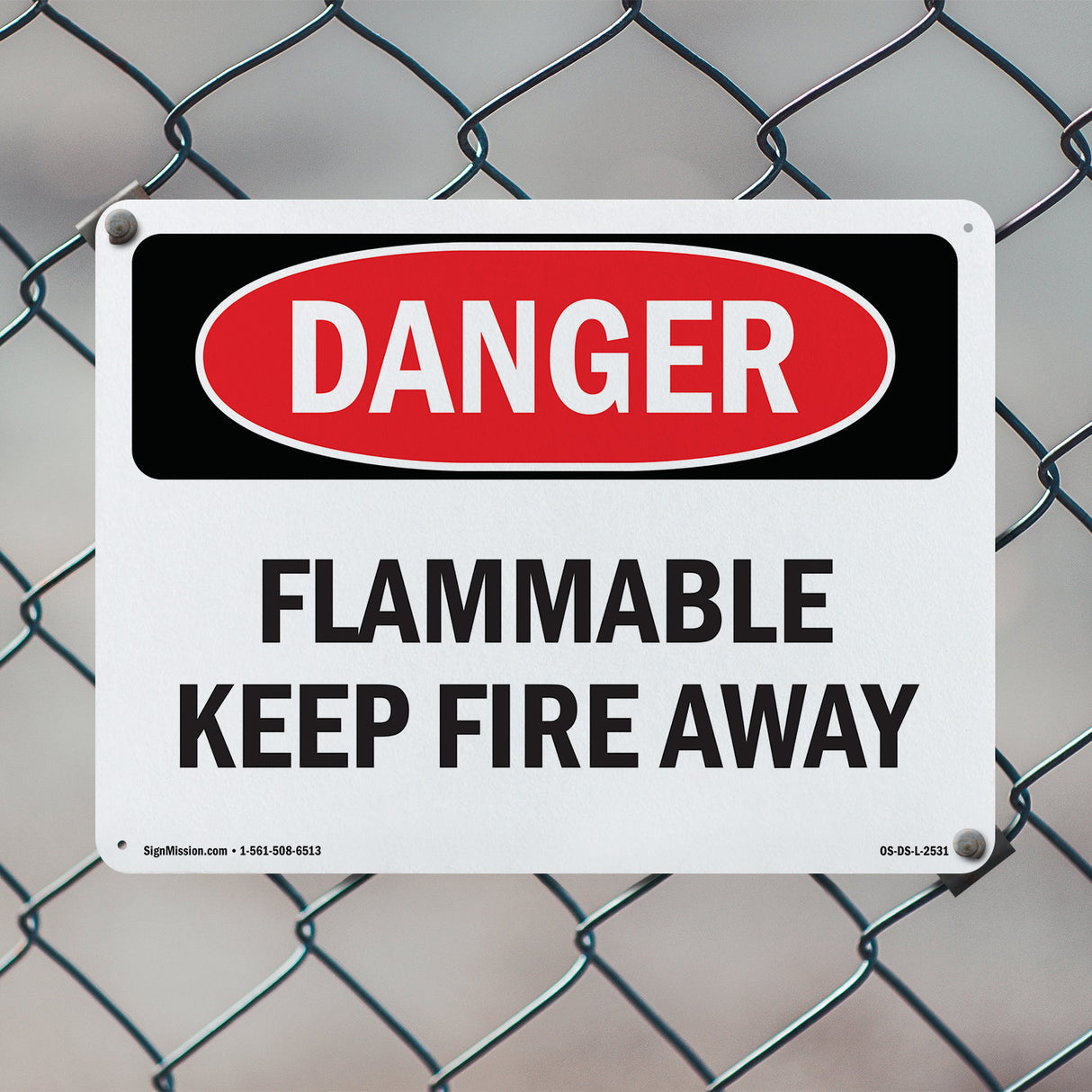 Flammable Keep Fire Away