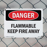 Flammable Keep Fire Away