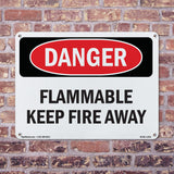 Flammable Keep Fire Away
