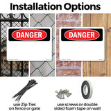 Danger Blank Write-On