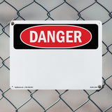 Danger Blank Write-On