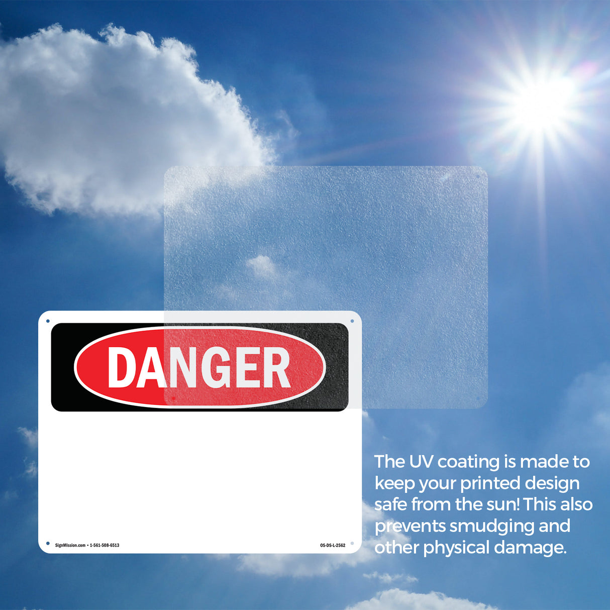 Danger Blank Write-On