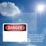 Danger Blank Write-On