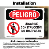 Construction Site No Trespassing