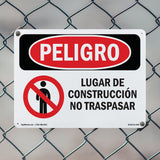 Construction Site No Trespassing