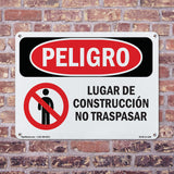 Construction Site No Trespassing