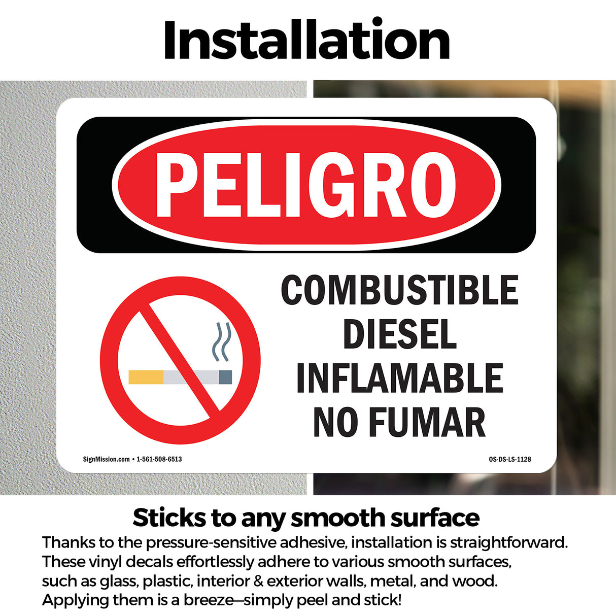 Diesel Fuel Flammable No Smoking