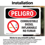 Diesel Fuel Flammable No Smoking