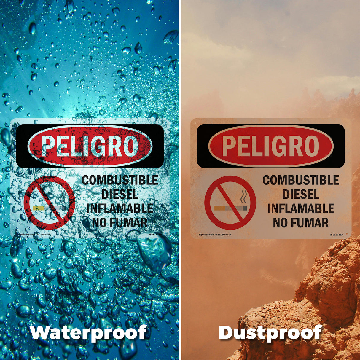 Diesel Fuel Flammable No Smoking