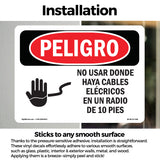 Do Not Operate Within 10 Ft. Of Power Lines