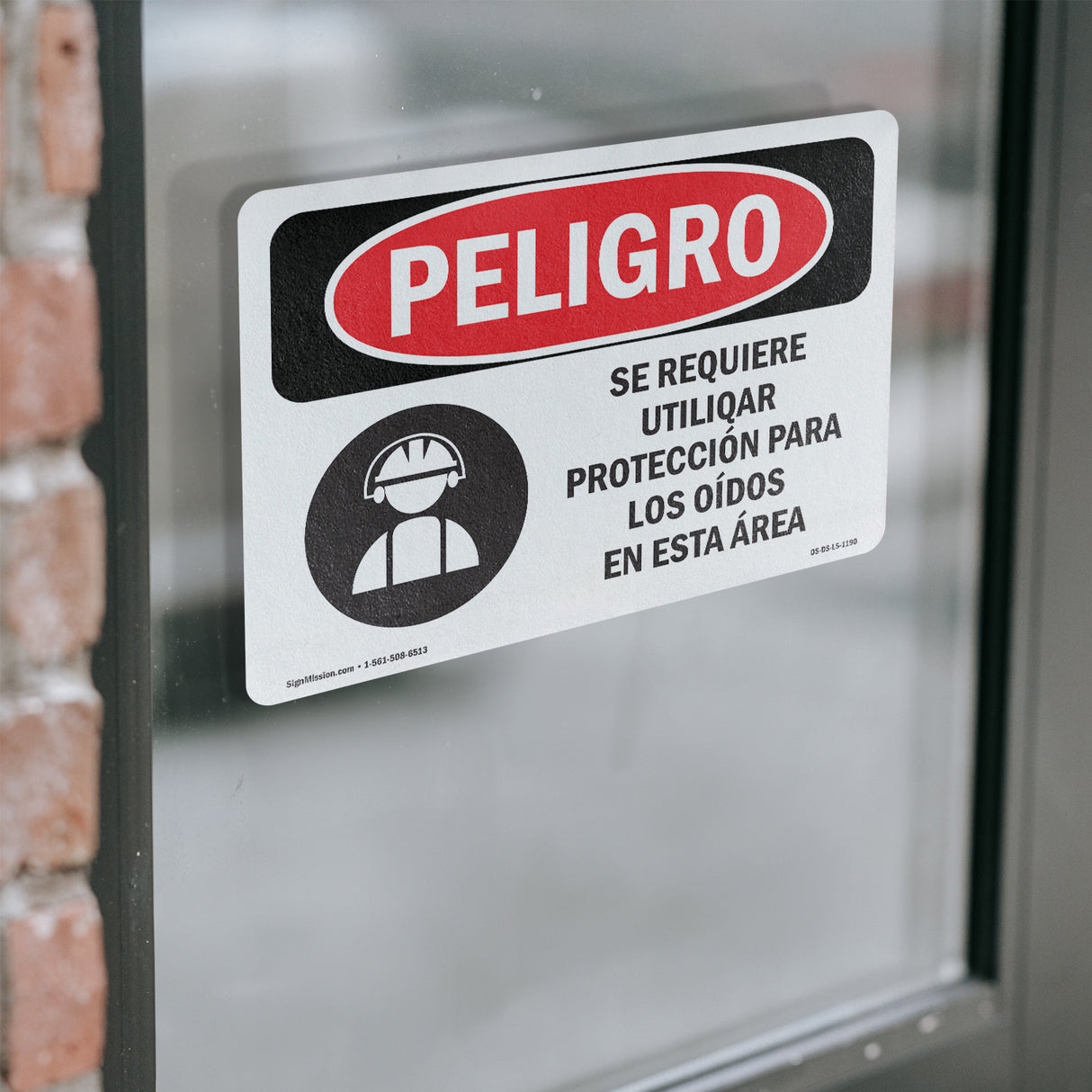 Ear Protection Required In This Area Spanish