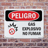 Explosive Gas No Smoking Spanish