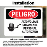 High Voltage Authorized Personnel Only