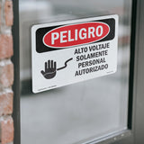 High Voltage Authorized Personnel Only