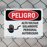 High Voltage Authorized Personnel Only