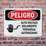 High Voltage Authorized Personnel Only