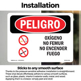 Oxygen No Smoking No Open Flames