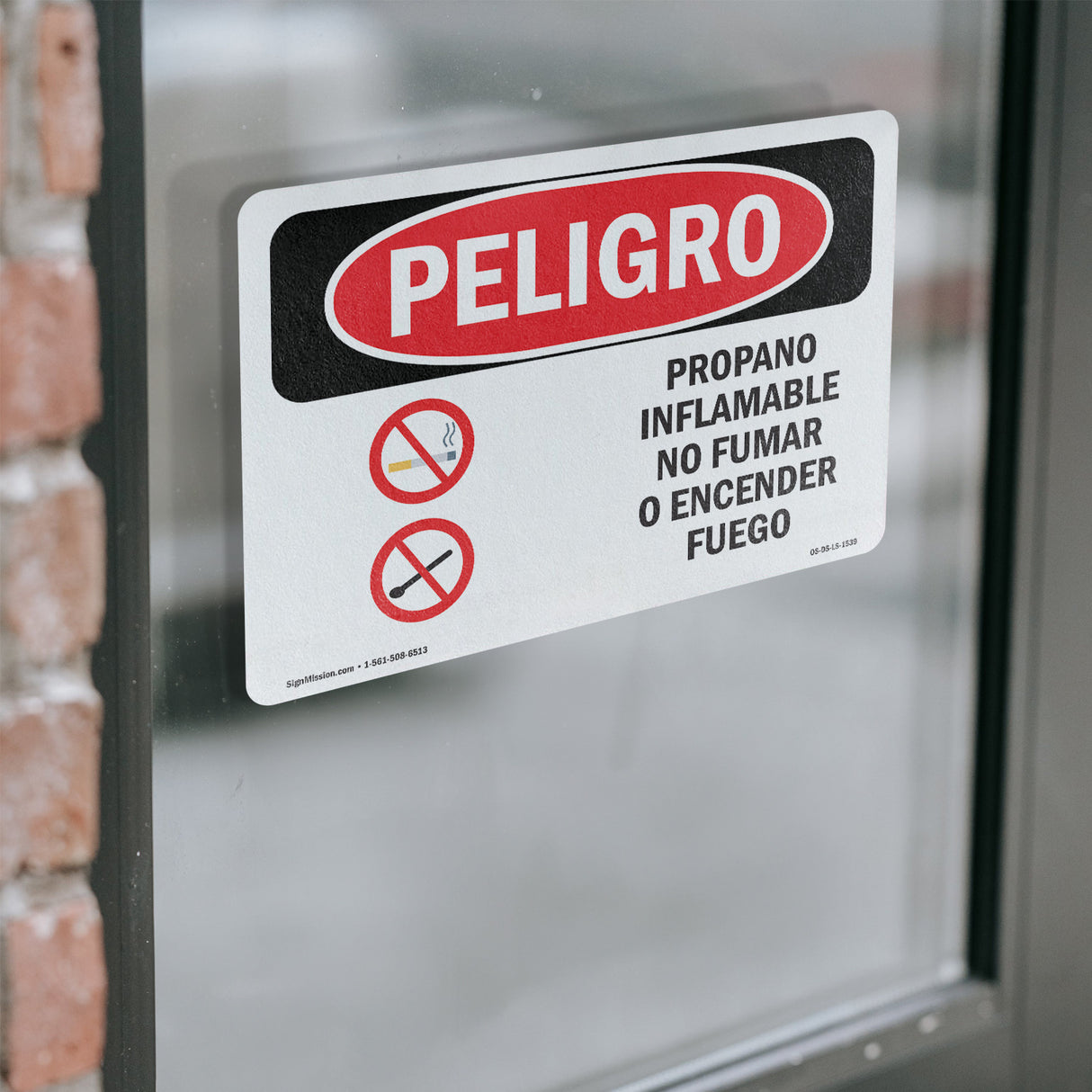 Propane Gas Flammable No Smoking