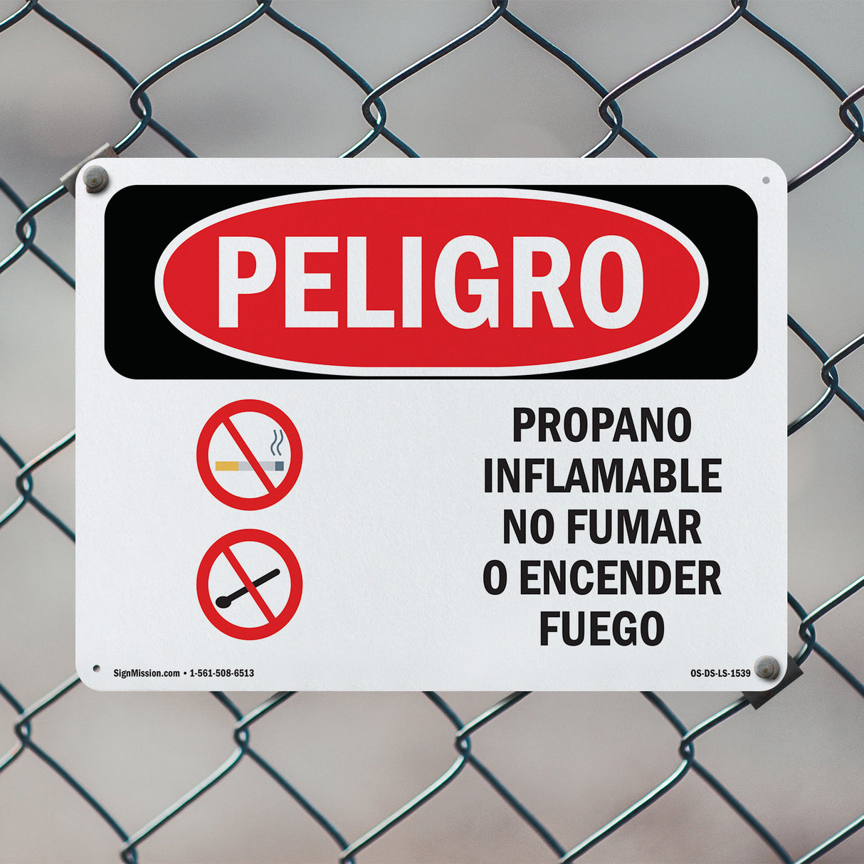 Propane Gas Flammable No Smoking