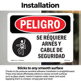 Safety Harness And Lifeline Required