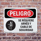 Safety Harness And Lifeline Required