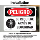 Safety Harness Required