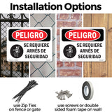 Safety Harness Required