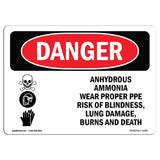 Anhydrous Ammonia Wear Proper PPE