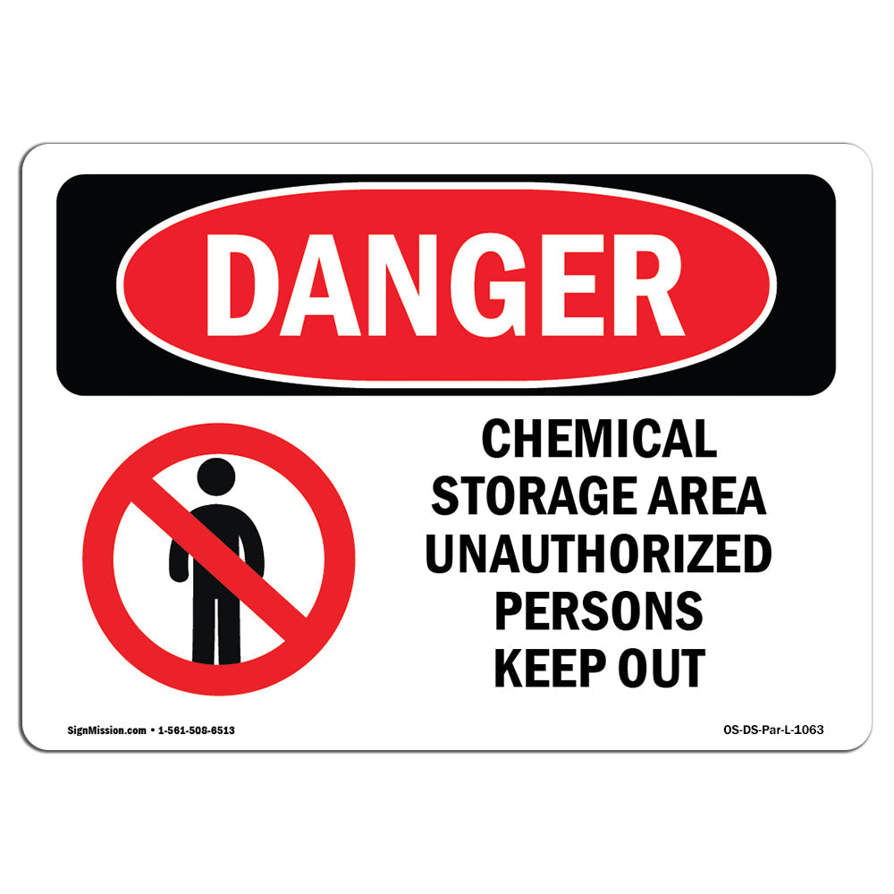 Chemical Storage Area Keep Out