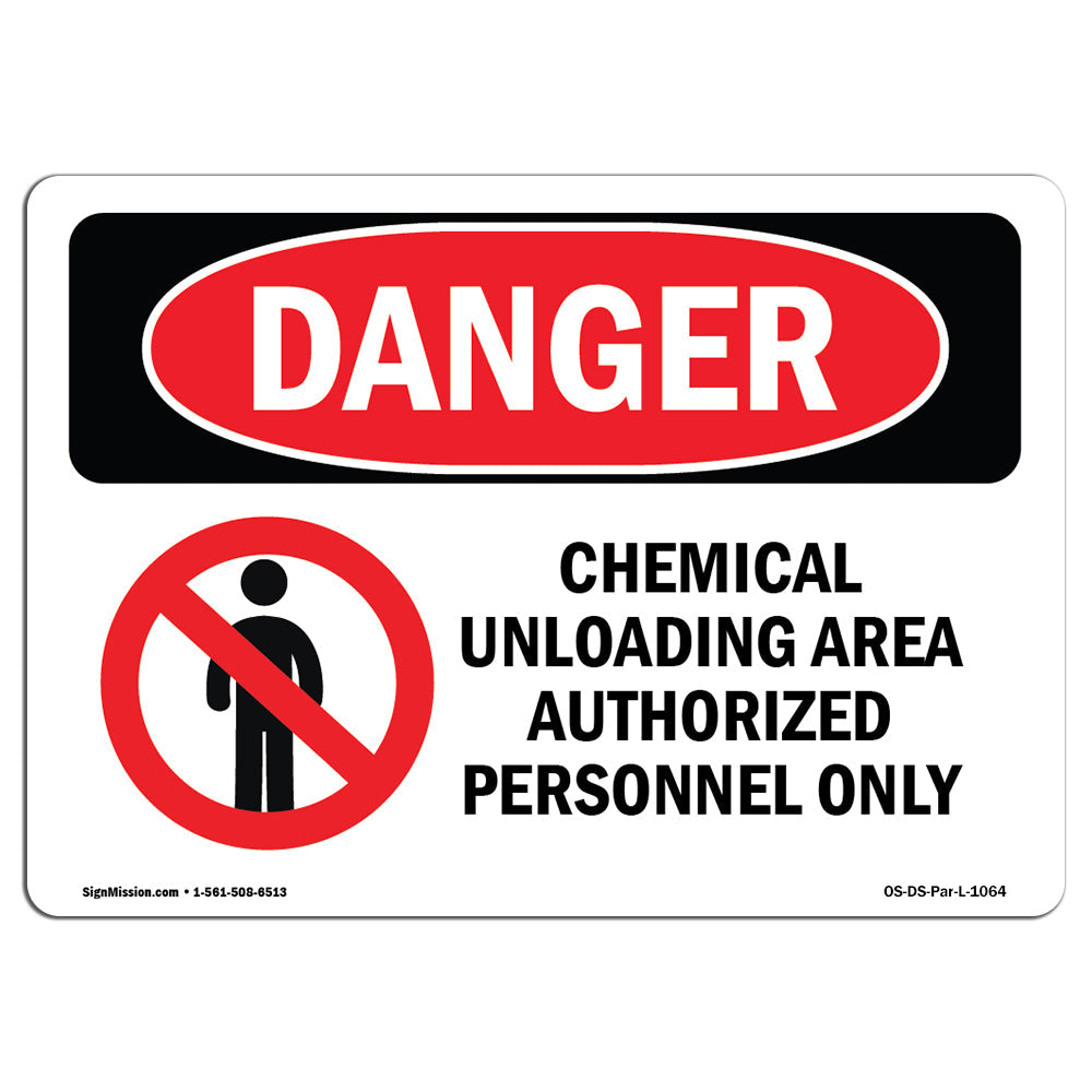 Chemical Unloading Area Authorized Only