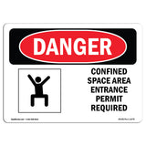 Confined Space Area Entrance Permit Required