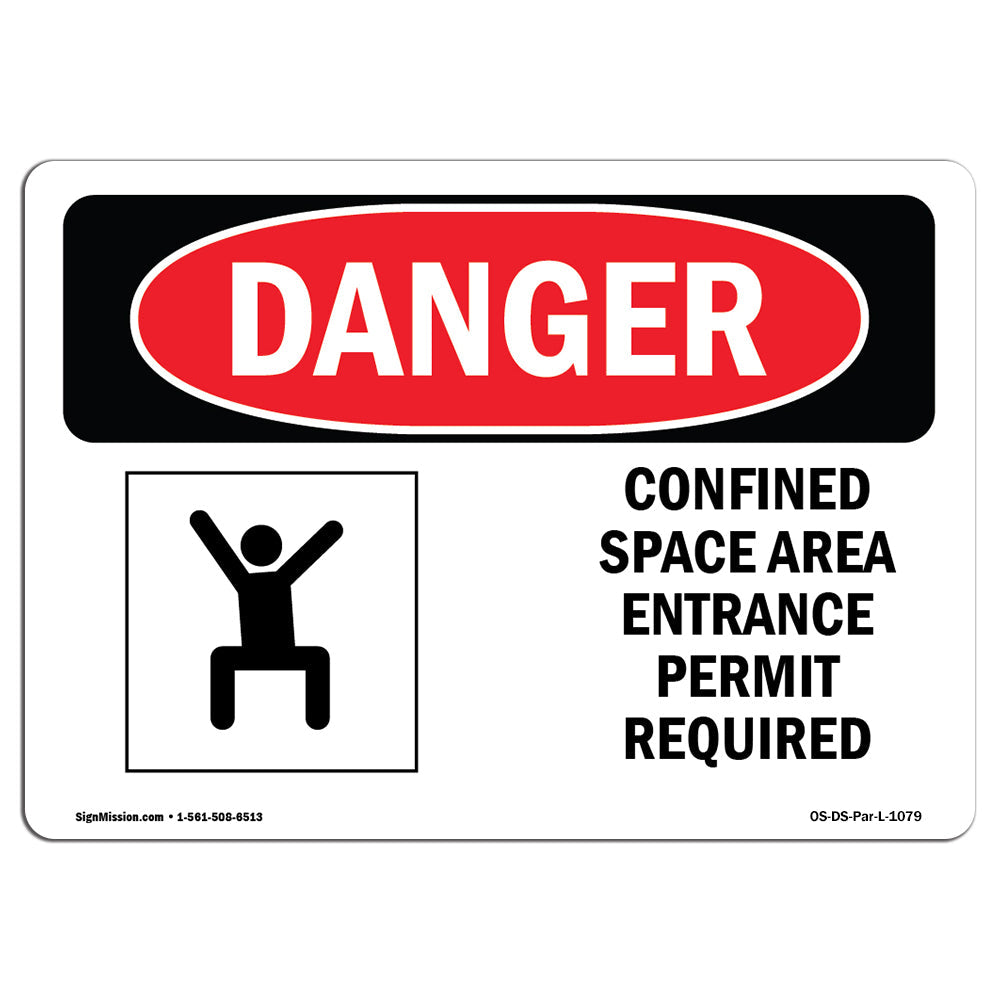 Confined Space Area Entrance Permit Required
