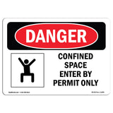 Confined Space Enter By Permit Only