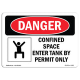 Confined Space Enter Tank By Permit Only